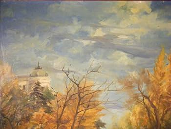 Amazon.co.jp: 模写絵画 清水登之 油彩20号 風景画 巨匠 大作